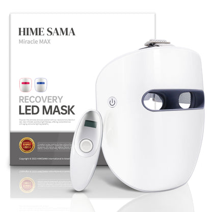 HIME SAMA LED Face Mask Light Therapy Facial Photon Beauty Device (Miracle MAX)