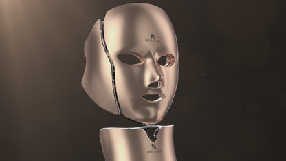 Maschera per la Cura della Pelle a LED HIME SAMA 7 Colori (Oro)