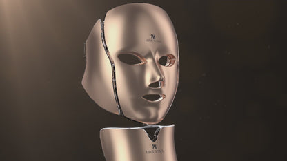 Masque de soin de la peau du visage à la lumière LED HIME SAMA 7 couleurs (Or)